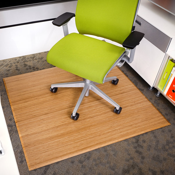 Symple Stuff Beveled Bamboo Office Chairmat & Reviews Wayfair